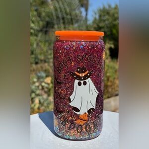 Boot scootin spooky Snow Globe tumbler 16oz